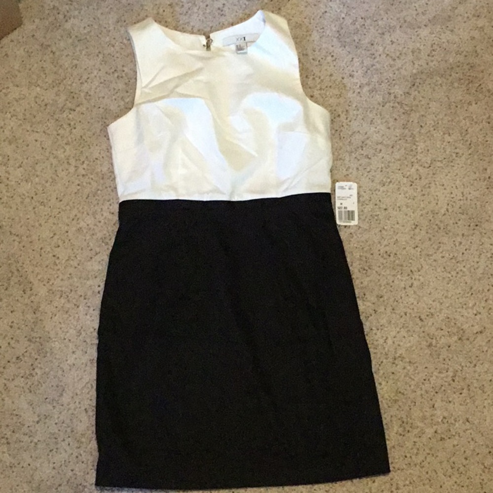 Forever 21  Cream / Black Short Dress, NWT, Medium
